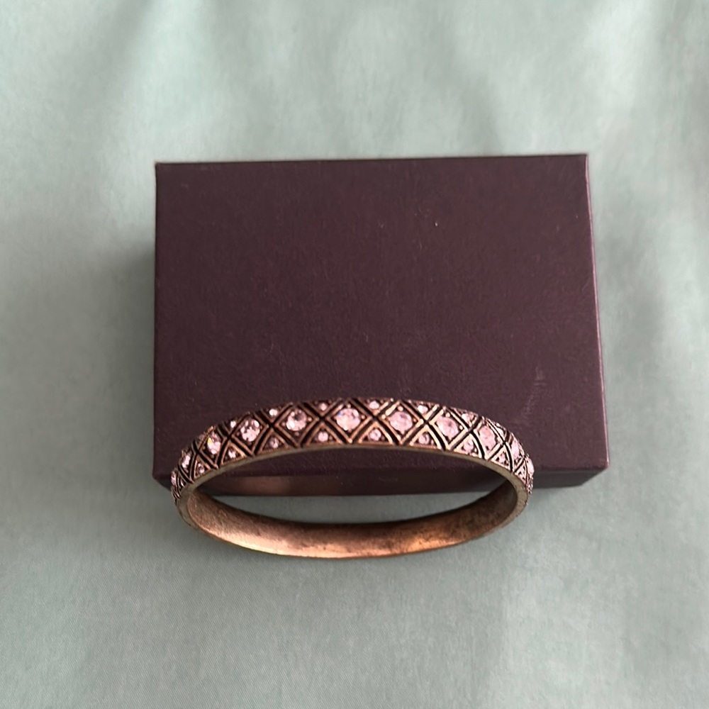 Elegant Gold and Silver Bangle